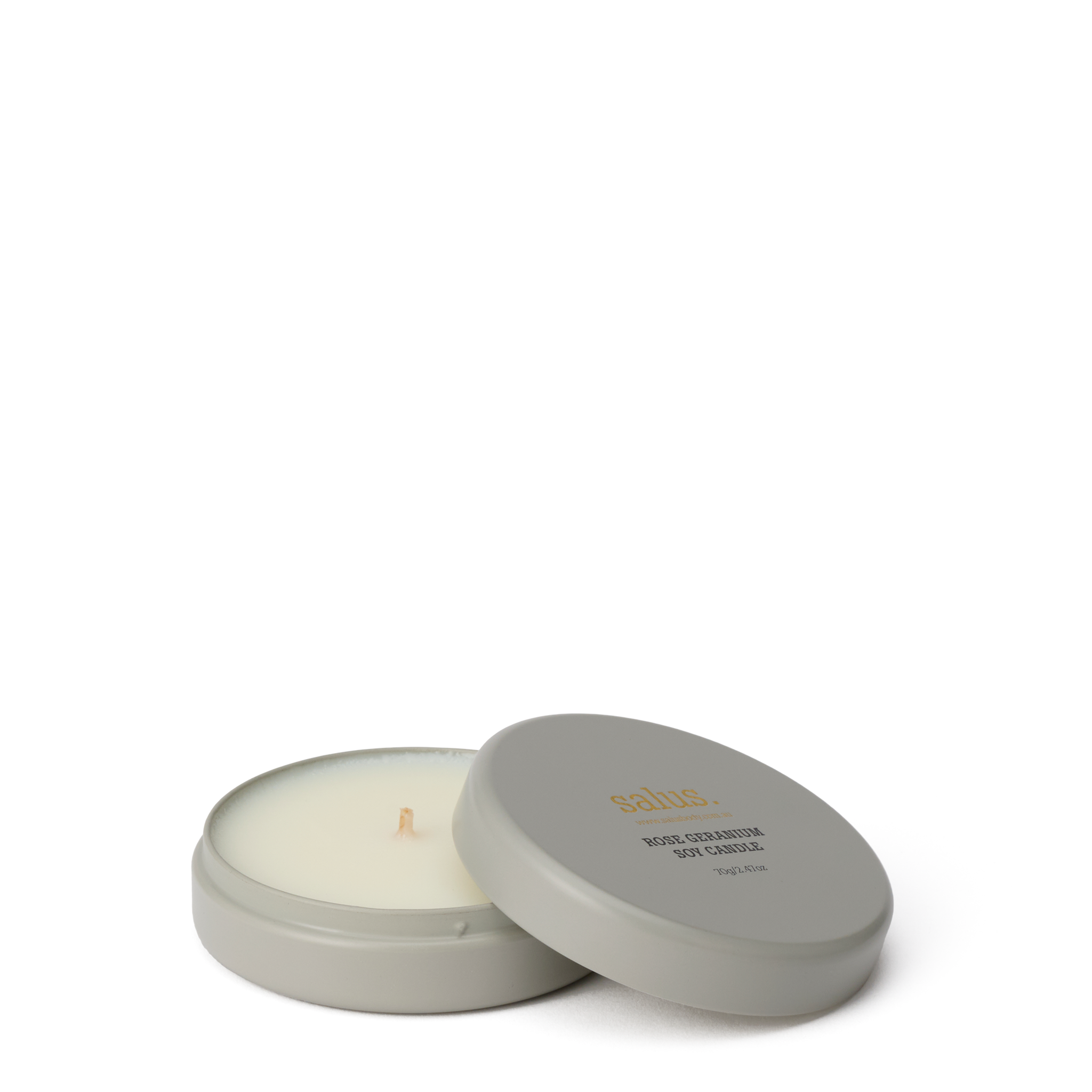 Rose Geranium Soy Candle Mini